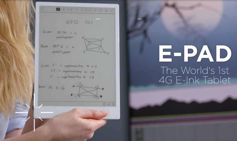 Lector de e-pad con conexión 4G